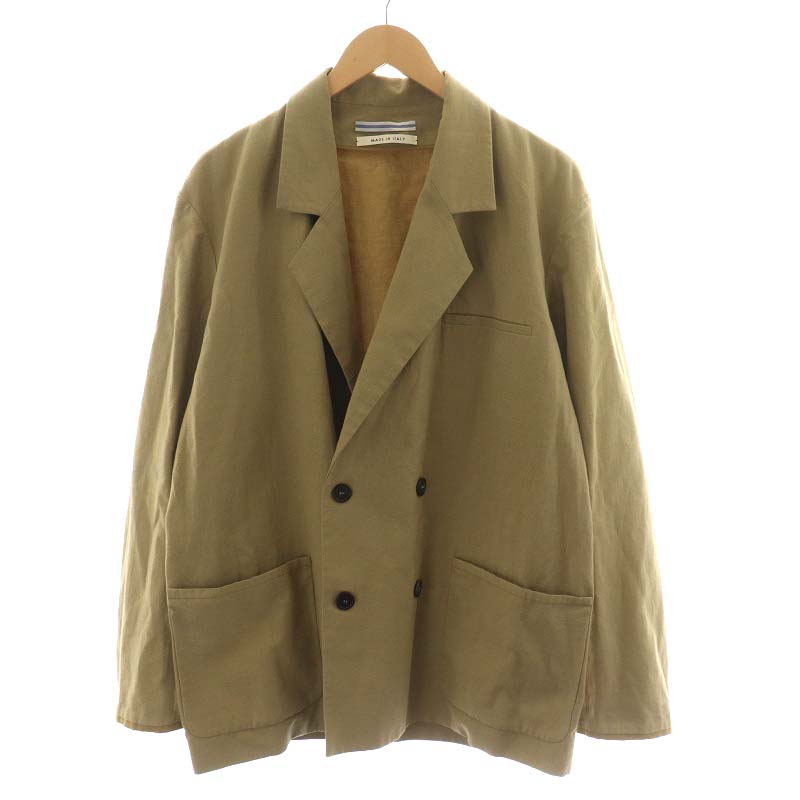 クリスタセヤ CristaSeya JAPANESE COTTON＆LINEN DOUBLE BREASTED 