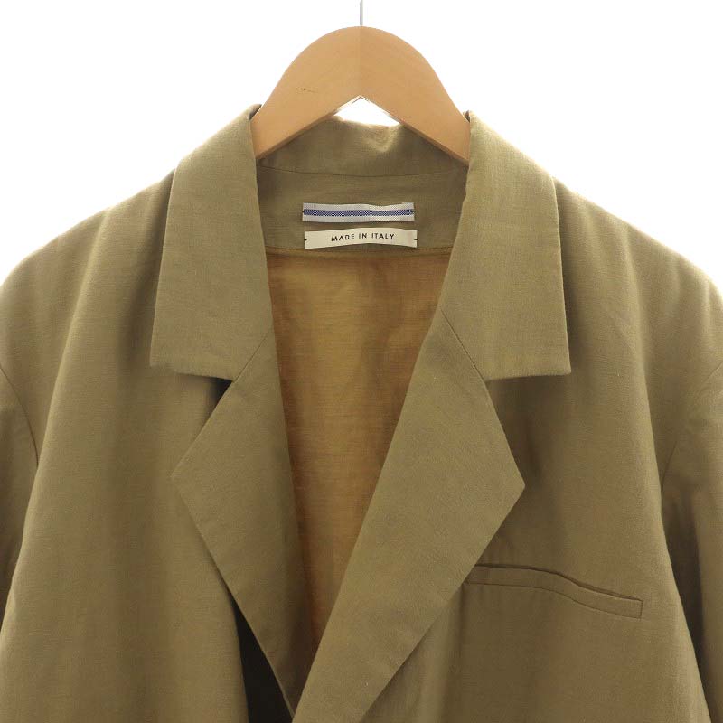 クリスタセヤ CristaSeya JAPANESE COTTON＆LINEN DOUBLE BREASTED 