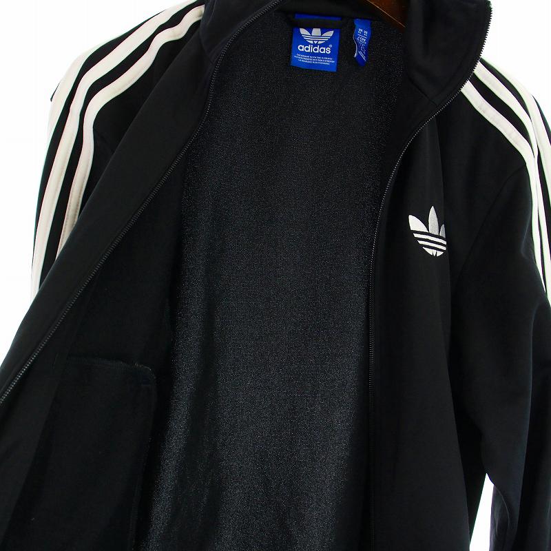 アディダス ジャージ トラックジャケット XS ブラック 刺繍 ファイヤーバード ADIDAS/アディダス】ファイヤーバードトラックジャケット