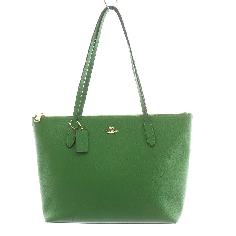 新品 コーチ COACH トートバッグ ギャラリー トート グリーン 緑  
