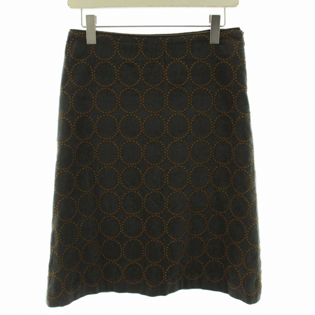 ミナペルホネン mina perhonen tambourine スカート 台形 ひざ丈  