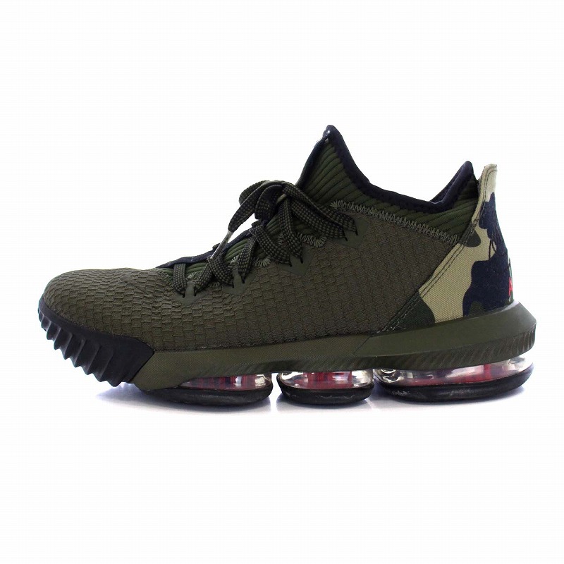ナイキ NIKE LeBron 16 Low Camo レブロン16 ロー カモ スニーカー US9  
