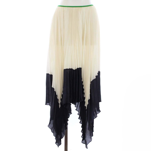 セリーヌ CELINE フィービー期 スカート プリーツ アシメ 変形 切替  