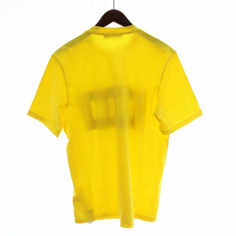 エムエスジーエム MSGM Tシャツ カットソー 半袖 S 黄色 イエロー 