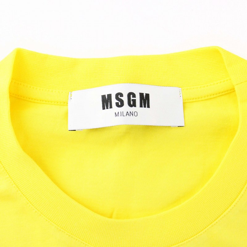 MSGM ネイビー イエロー ジャケット M CHASE AUTHENTICS 