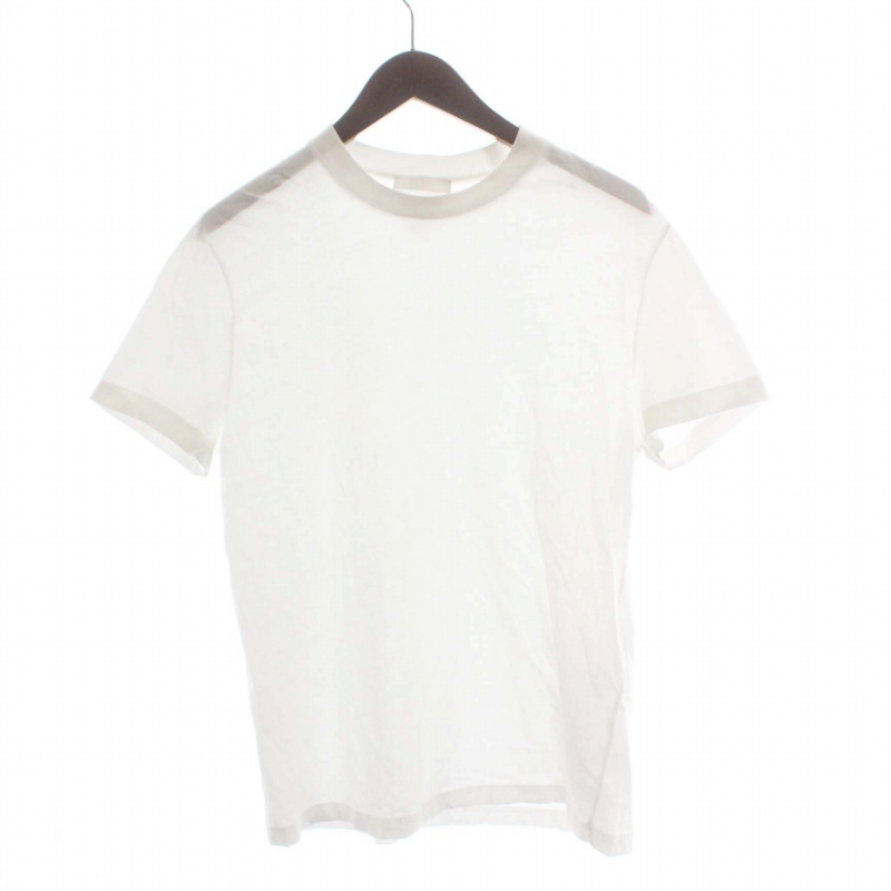 プラダ PRADA パックTシャツ カットソー 半袖 無地 薄手 三角プレート 