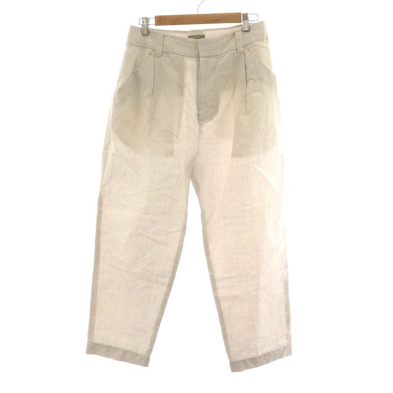 美品 MARGARET HOWELL パンツ スラックス コットン 麻 リネン マーガレットハウエル MARGARET HOWELL 22SS パンツ スラックス