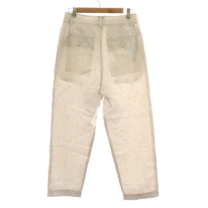 マーガレット ハウエル リネン パンツ 3 ベージュ 即完売 C05