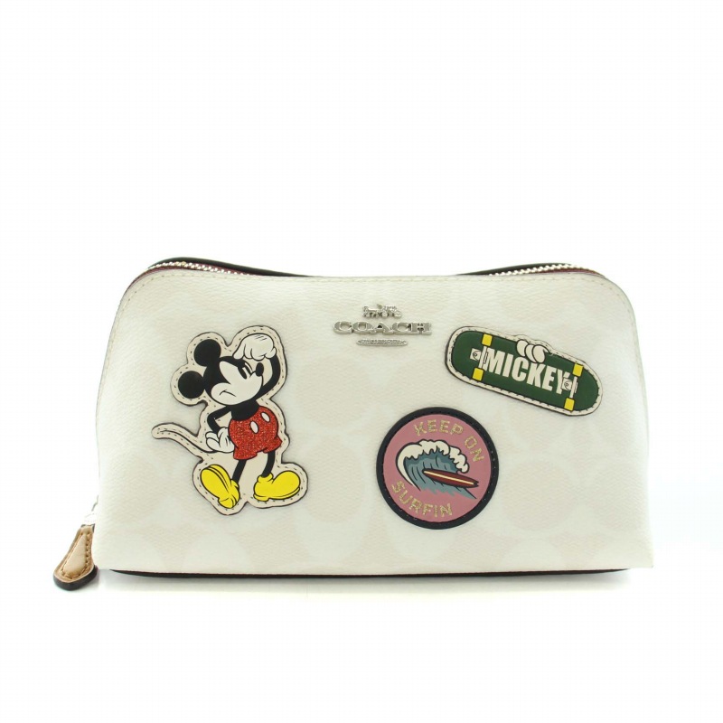 Disney×COACHのポーチ （新品・未使用】COACH/コーチxディズニー限定 