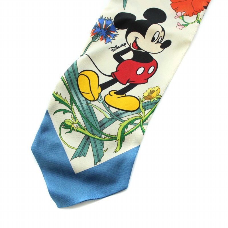 GUCCI×ミッキーマウスシルクスカーフ！新品！
