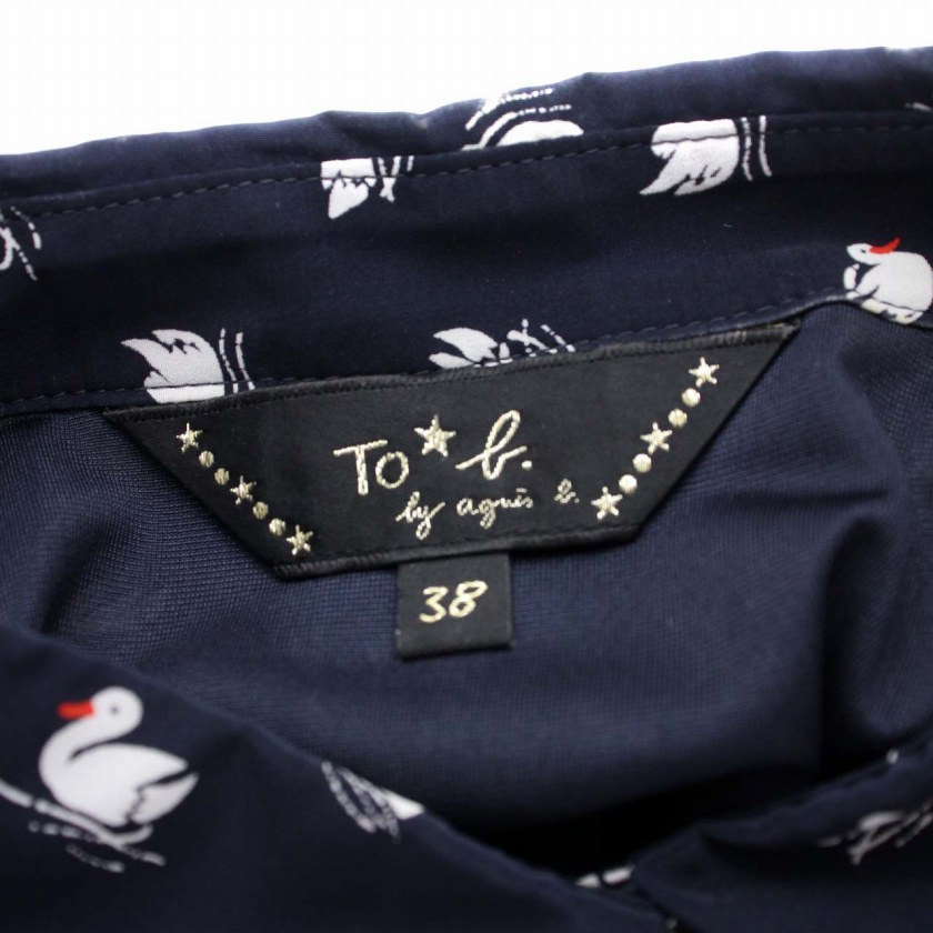 トゥービーバイアニエスベー To b. by agnes b. シャツワンピース ミニ