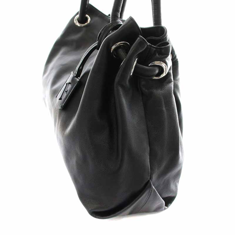 フルラ FURLA カルメン トートバッグ ハンドバッグ レザー 黒