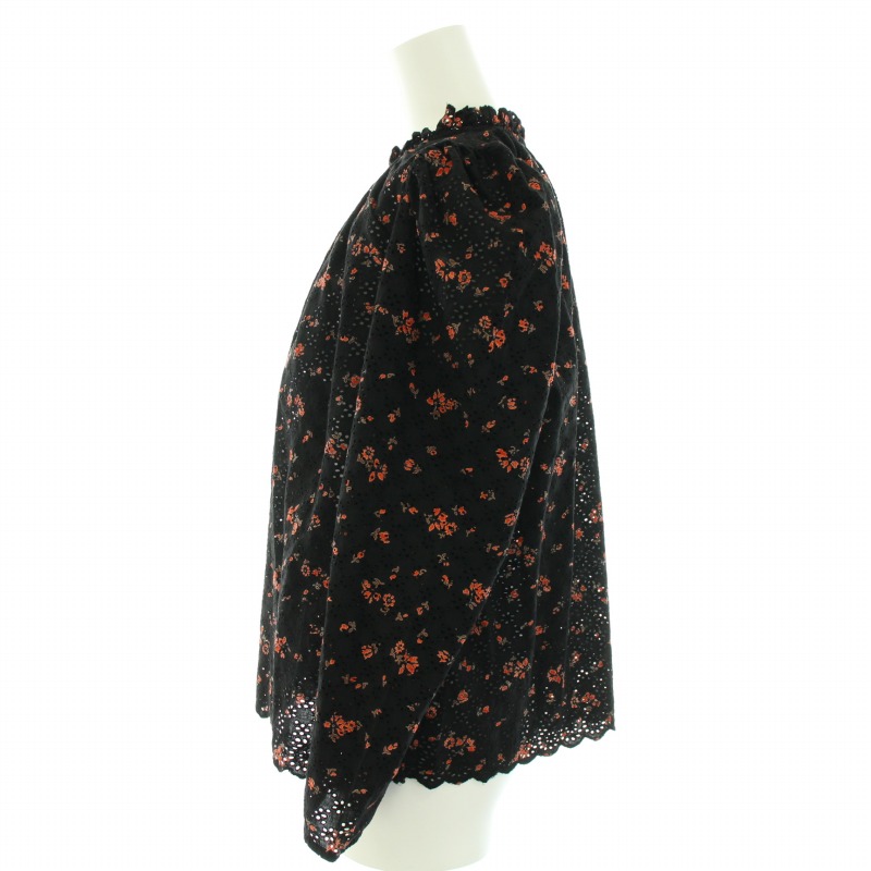ウラ・ジョンソン ulla johnson シャツ ブラウス 長袖 花柄 カット 