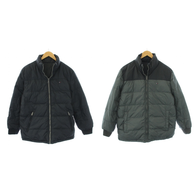 トミーヒルフィガー TOMMY HILFIGER ダウンジャケット リバーシブル 