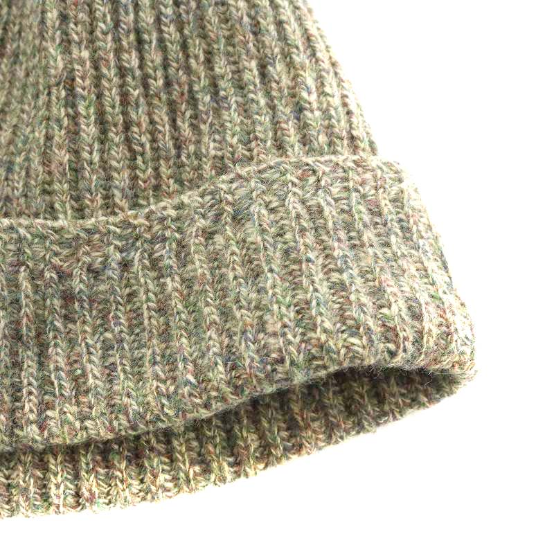 ビズビム VISVIM 11AW KNIT BEANIE WOOL ニット帽 ワッチキャップ ニットキャップ 帽子 ウール 緑 グリーン 赤 レッド 白 ホワイト VA0000488 /AN9 メンズ