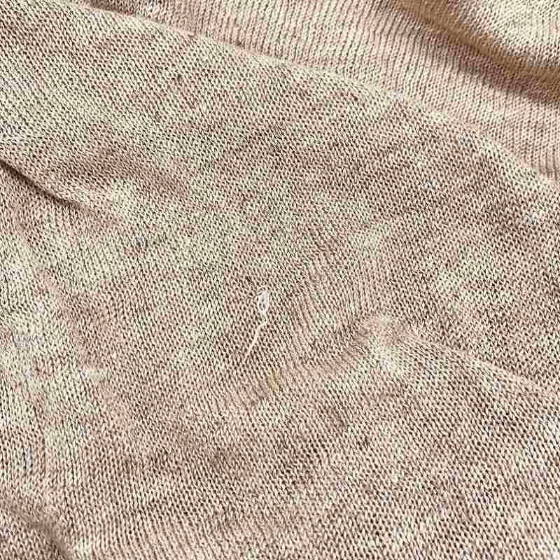 23SS現行✨美品 Plage イタリア糸 Li/Co クループルオーバー 麻 プラージュ Plage 23SS イタリア糸 Li/Co クループルオーバー