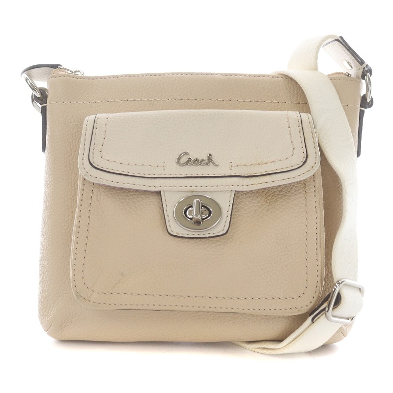 コーチ COACH ショルダーバッグ ポシェット ミニ 斜めがけ ロゴ レザー