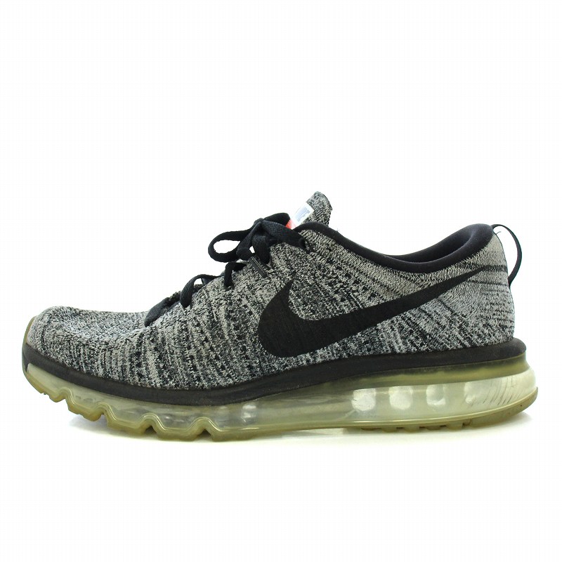 ナイキ NIKE FLYKNIT MAX スニーカー シューズ 総柄 US9.5 27.5cm 