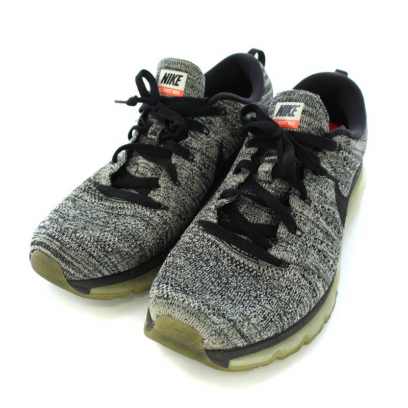 ナイキ NIKE FLYKNIT MAX スニーカー シューズ 総柄 US9.5 27.5cm 