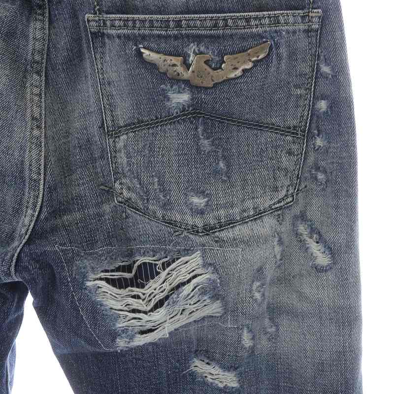 アルマーニ ジーンズ ARMANI JEANS J21 デニムパンツ ジーンズ ボタン 