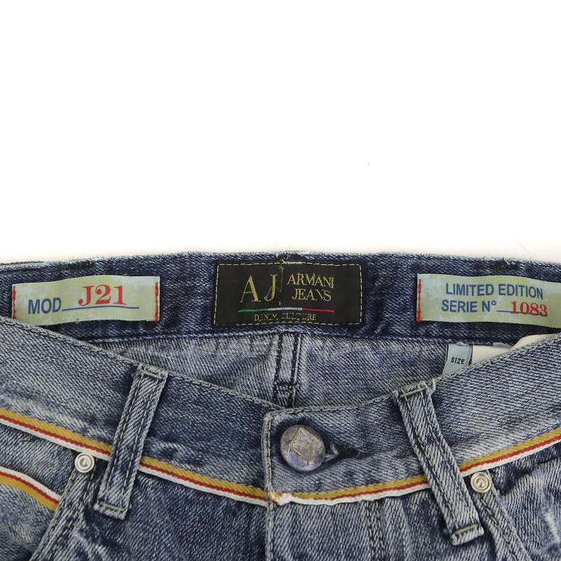 アルマーニ ジーンズ ARMANI JEANS J21 デニムパンツ ジーンズ ボタン 