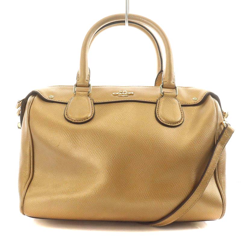 コーチ COACH ミニサッチェル ハンドバッグ ショルダーバッグ 2way 