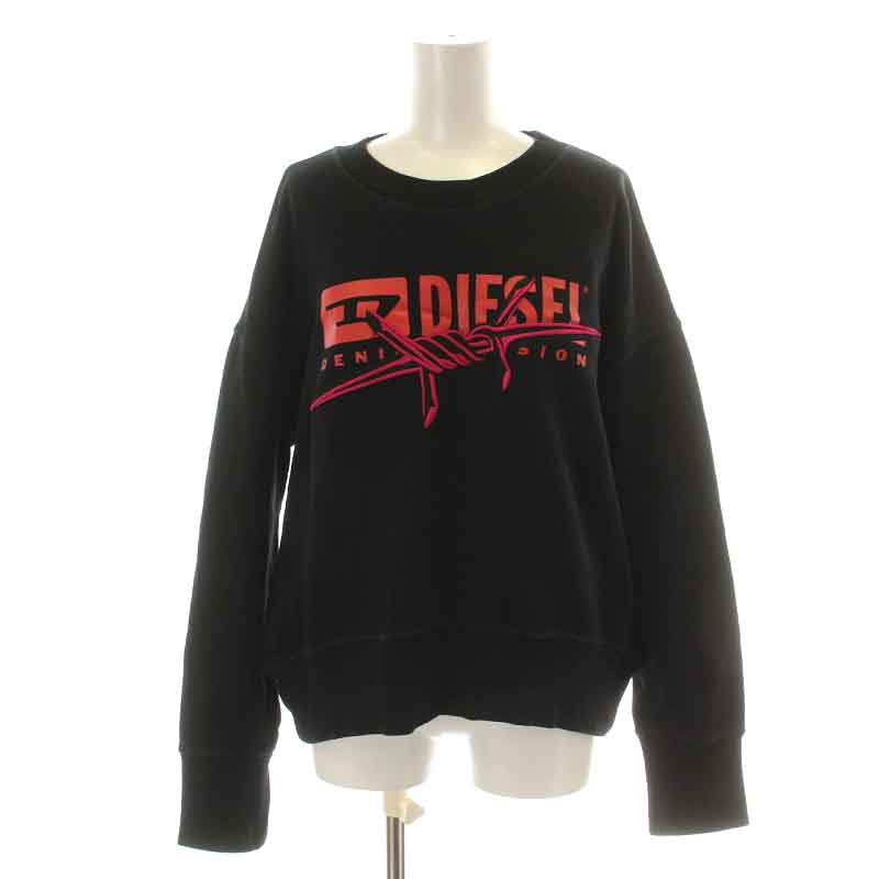 ディーゼル DIESEL スウェット トレーナー クルーネック 長袖 ロゴ 