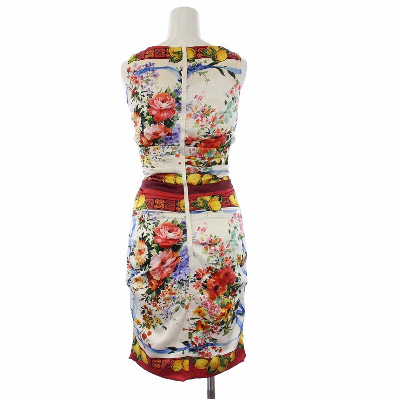 ドルチェ&ガッバーナ ドルガバ DOLCE&GABBANA ノースリーブワンピース  