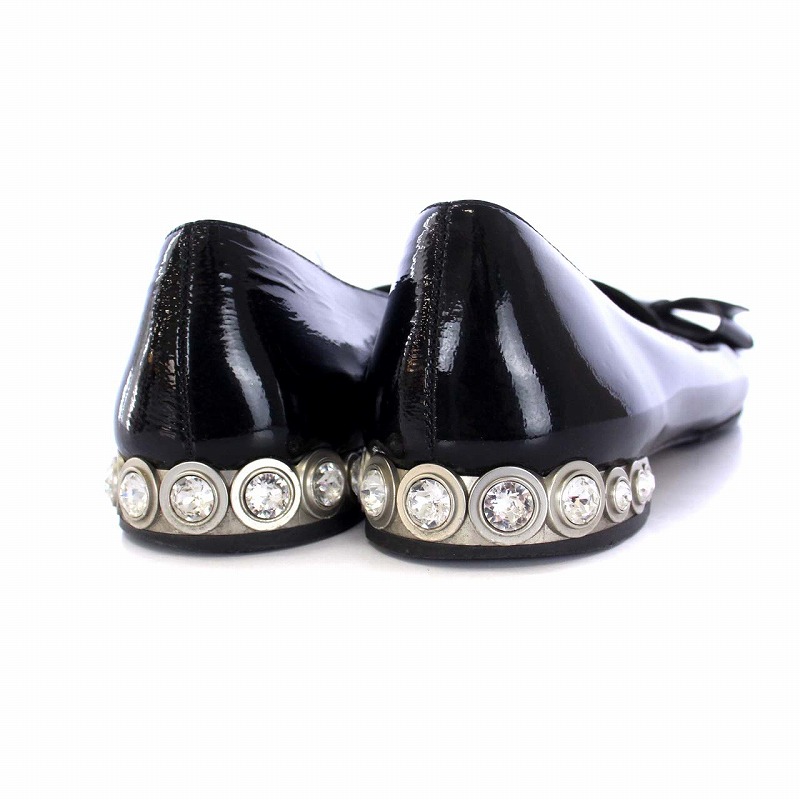 miumiu チャンキーヒール リボン パンプス size 37.5 【公式通販】