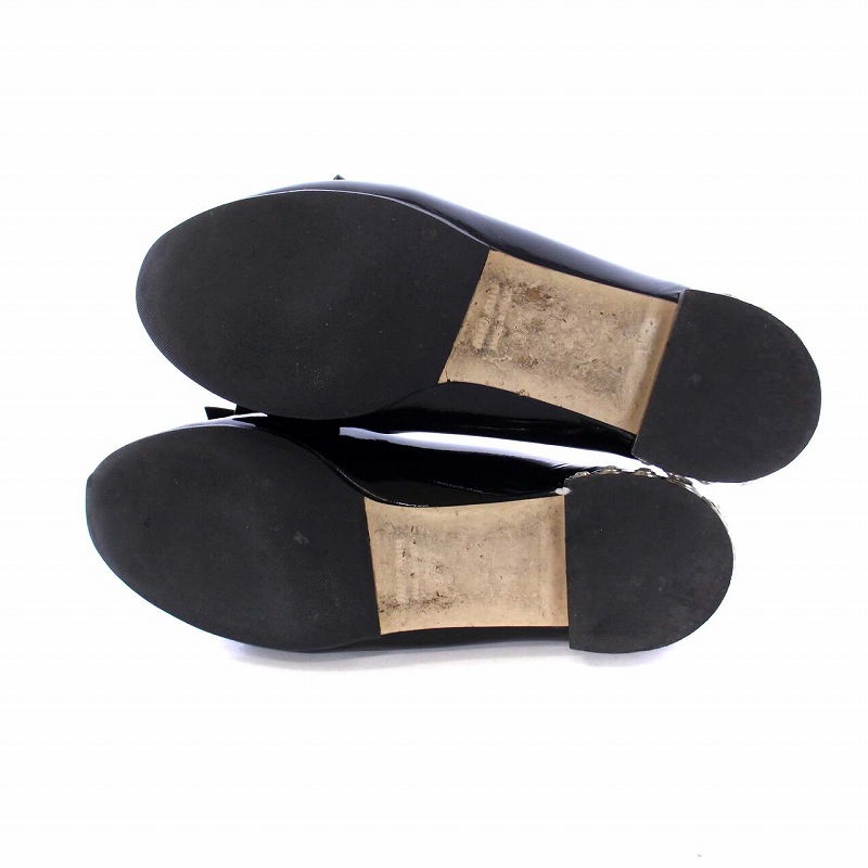 miumiu チャンキーヒールリボンパンプスsize 37.5