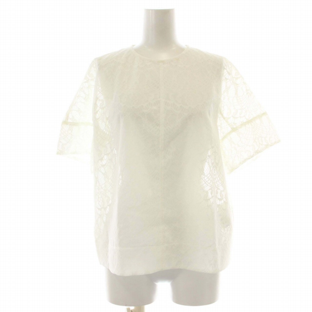 ルシェルブルー LE CIEL BLEU 20AW シアー シャツ ブラウス プル  