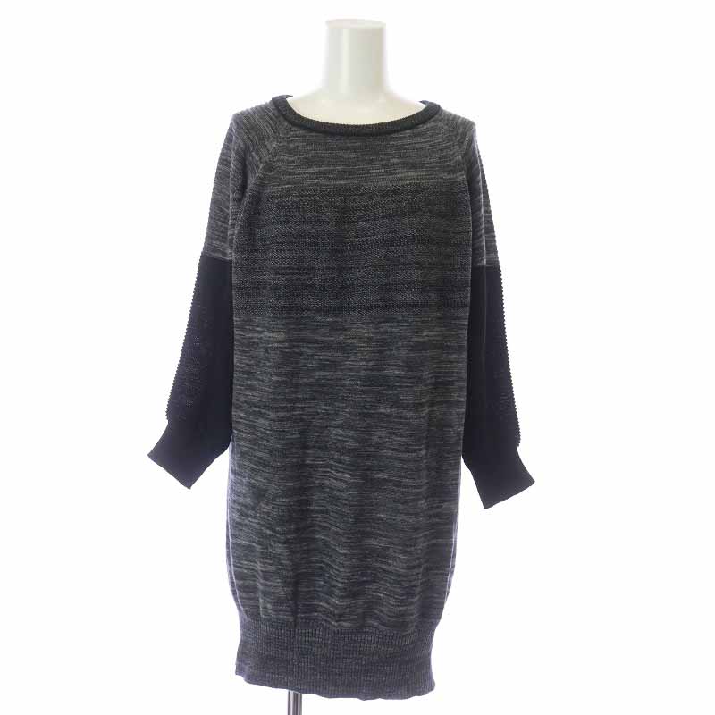 特価 DIESEL 定価6.7万 ニットワンピース ロゴ ブラック XS ドレス ディーゼル ニットワンピース ブラックXS 特価 DIESEL 定価6.7万