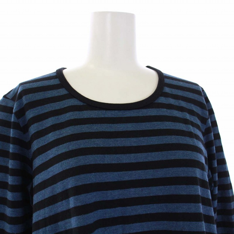 マリメッコ marimekko ワンピース ひざ丈 ボーダー 七分袖