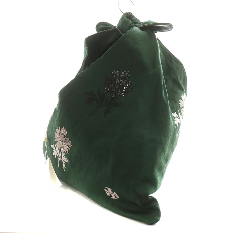 未使用品 トリーバーチ TORY BURCH ZOE EMBELLISHED TIE BAG 