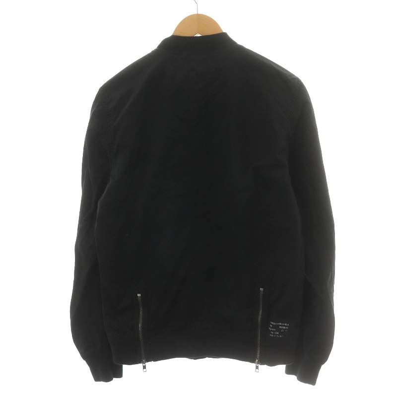 ディーゼル DIESEL ブルゾン ジャケット ナイロン S 黒 ブラック