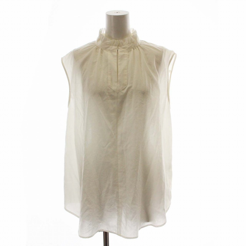 ユナイテッドアローズ】ブラウス UNITED ARROWS フリル付きライト