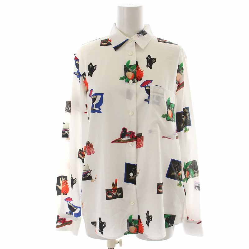 ピーエスポールスミス PS Paul Smith 19SS シャツ ブラウス 総柄 長袖  