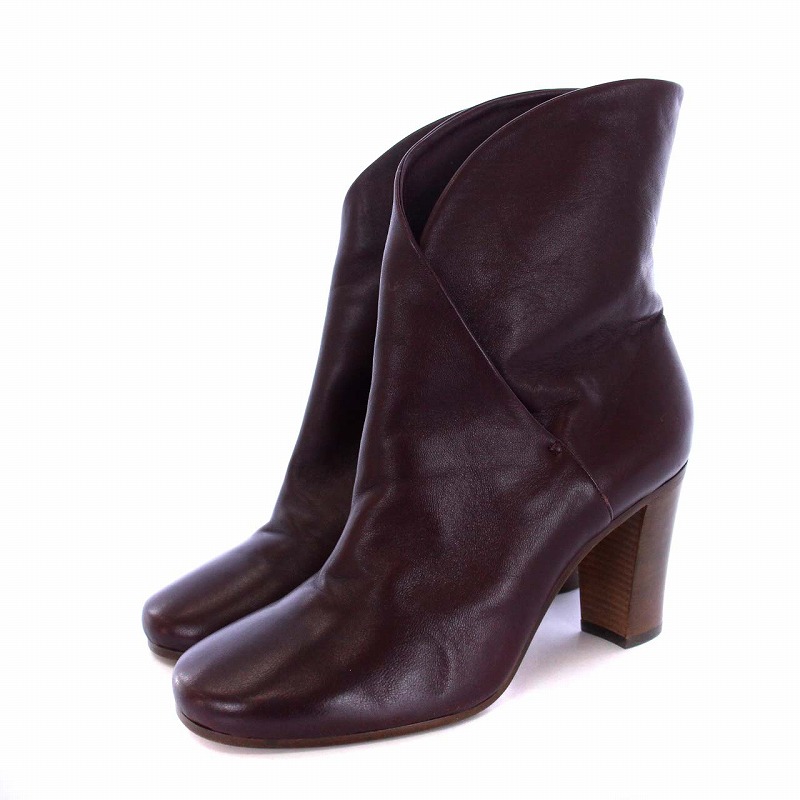 セリーヌ CELINE フィービー期 ショートブーツ チャンキーヒール  