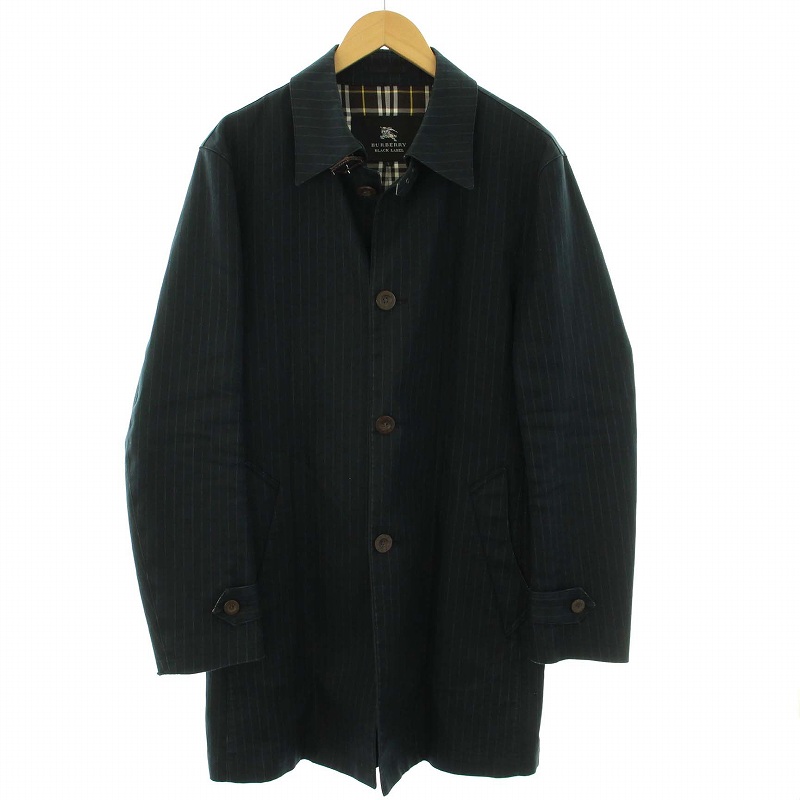 バーバリーブラックレーベル BURBERRY BLACK LABEL ステンカラーコート 
