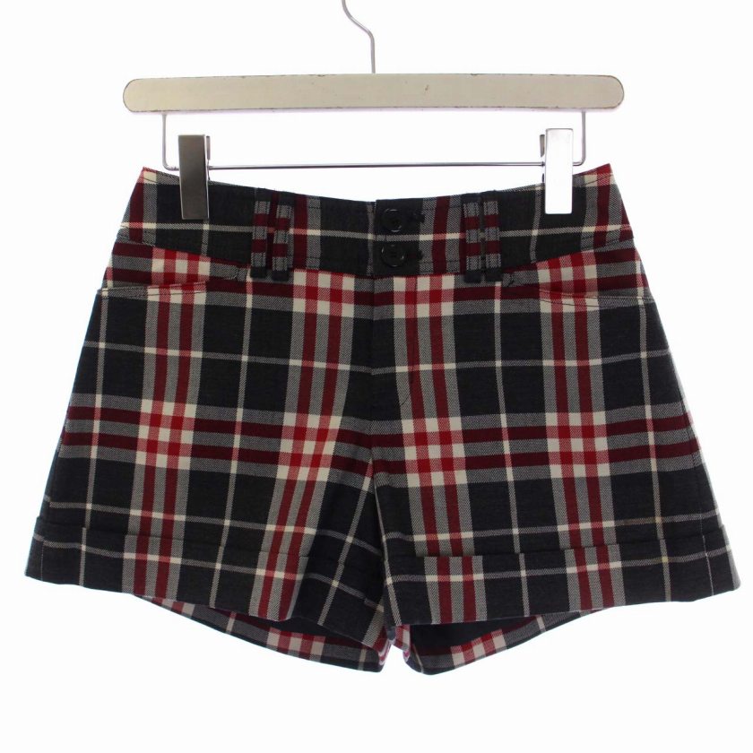 BURBERRY BLUE あつかっ LABEL チェック柄 ショートパンツ