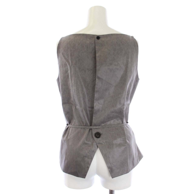 アカネ ウツノミヤ AKANE UTSUNOMIYA 23SS レザーライクトップス SAM 