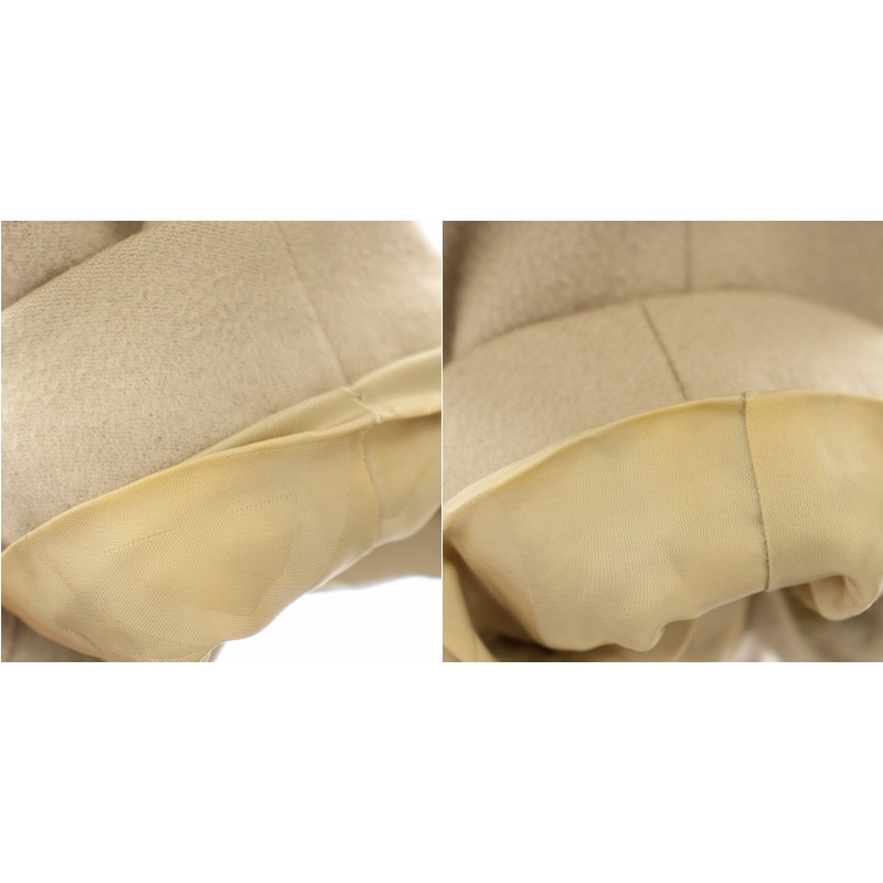 グッチ GUCCI 05年製 ロングコート ウール カシミヤ混 裏地GGロゴ 38 7  