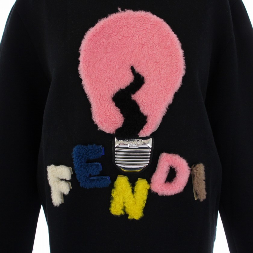 フェンディ FENDI フェンディライトバルブ 電球 スウェット トレーナー 