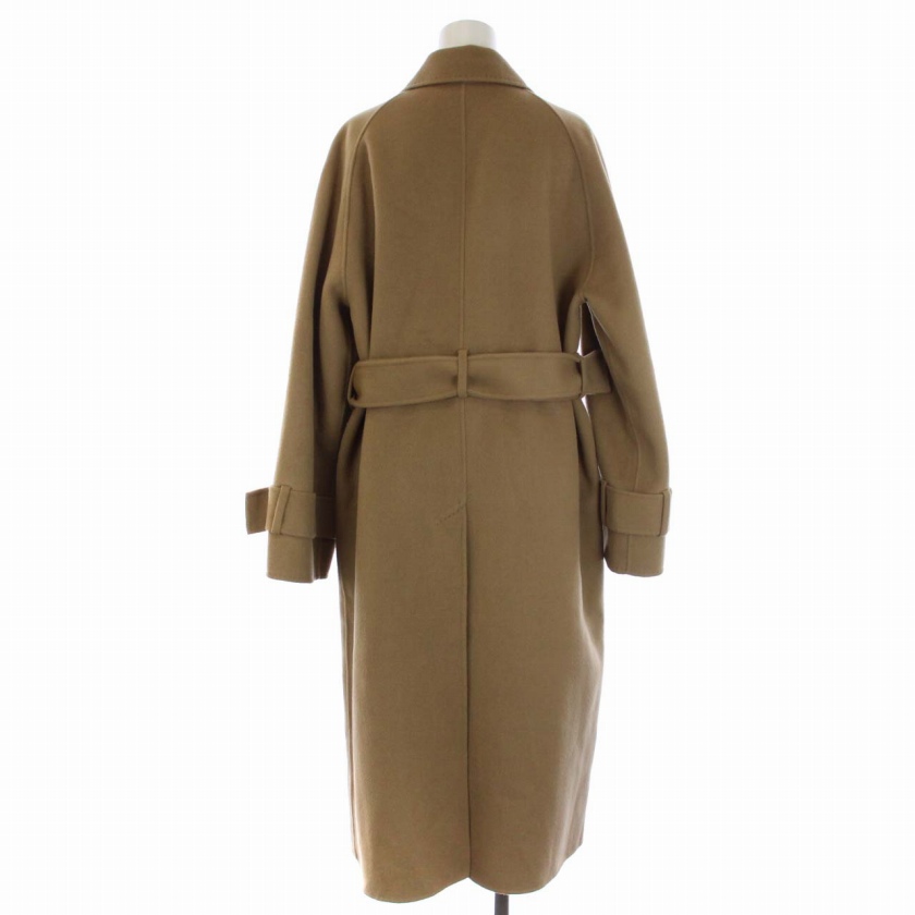 極美品！ルシェルブルーカシミヤ100% ロングコート36