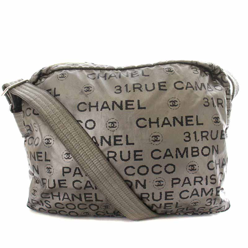 シャネル CHANEL アンリミテッド ショルダーバッグ ロゴ 12番台