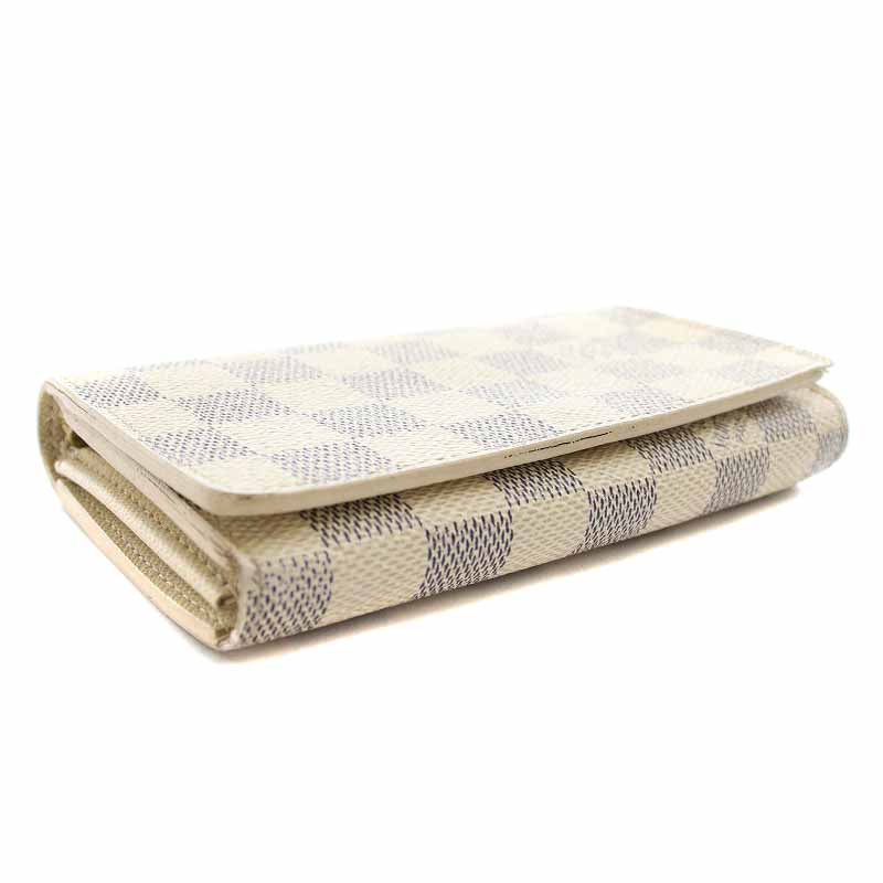ルイヴィトン✨ ポルトフォイユ・トレゾール ダミエ アズール 白 折り財布 ポルトフォイユ・トレゾール/LOUIS VUITTON/ルイヴィトン/ダミエ