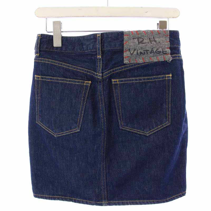ロンハーマン Ron Herman デニムスカート タイト ミニ インディゴ XS  