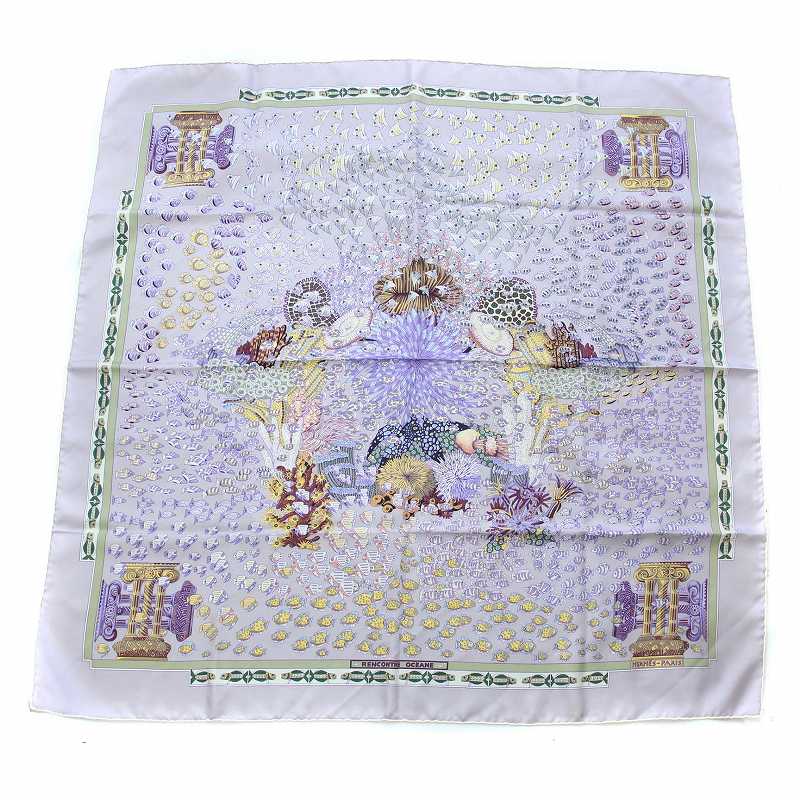 エルメス HERMES カレ90 RENCONTRE OCEANE 大西洋の出会い