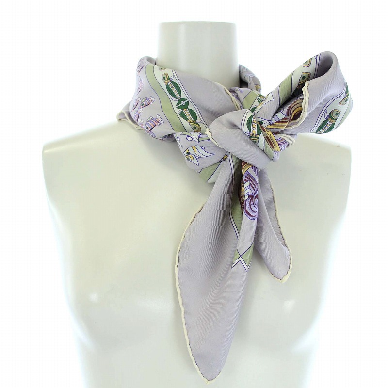 HERMES カレ90 大西洋の出会い　RENCONTRE OCEANE エルメス カレ90 RENCONTRE OCEANE 大西洋の出会い スカーフ