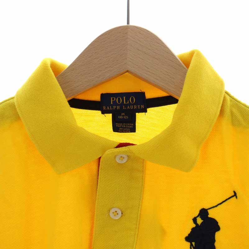 Polo Ralph Lauren イエロー ポロシャツ POLO RALPH LAUREN(ポロラルフローレン) / ポロシャツ/コットン